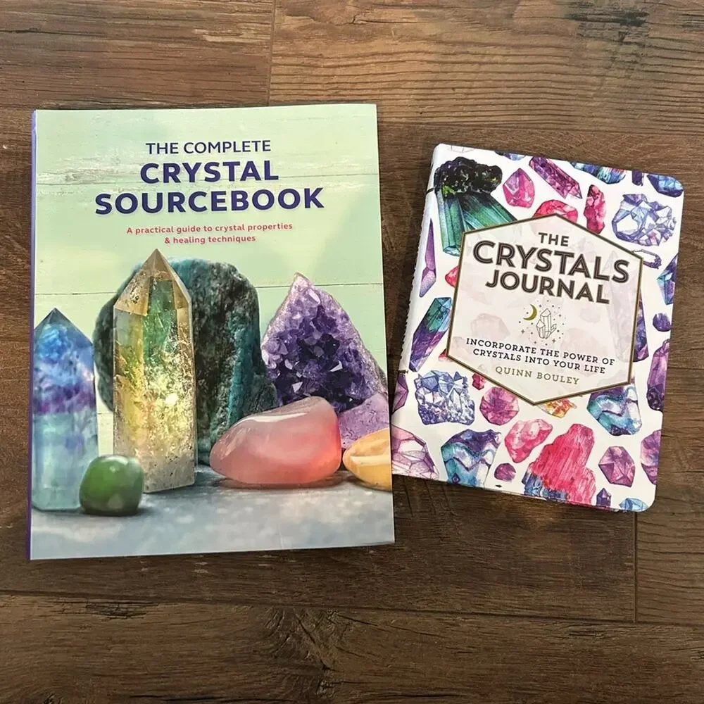 Lot of 2: The Complete Crystal Sourcebook & The Crystals Journal